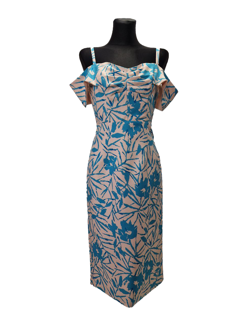 Azure Garden Sheath Dress